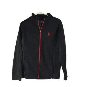 Spyder Boy's Front-Zip Knit Fleece Jacket youth size XL